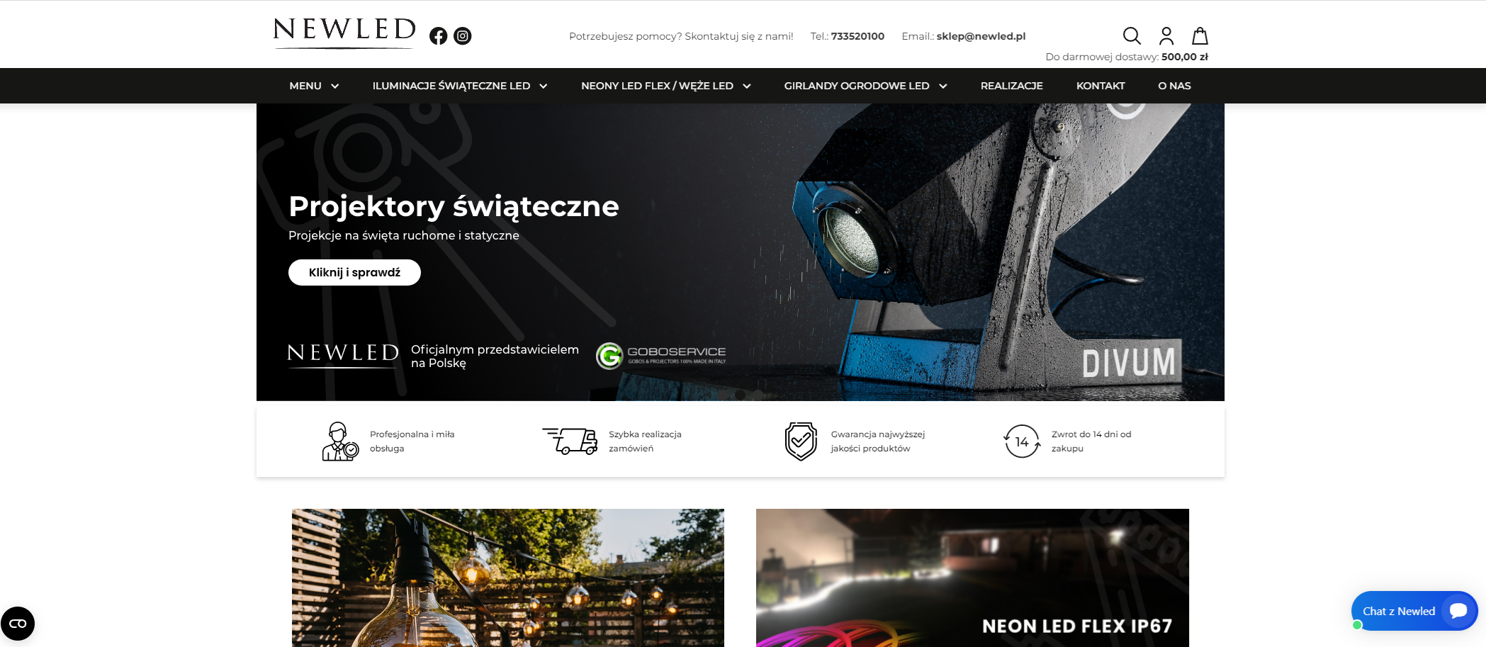 Sklep z oświetleniem LED - czym różni się specjalistyczna oferta od marketu budowlanego?