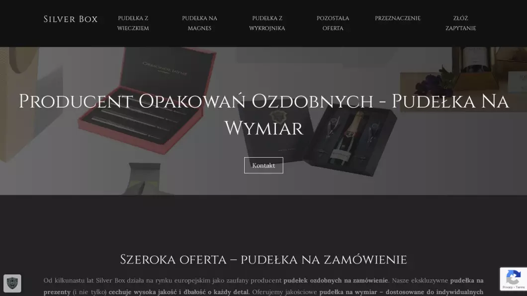 Zrzut ekranu strony SILVER BOX 24